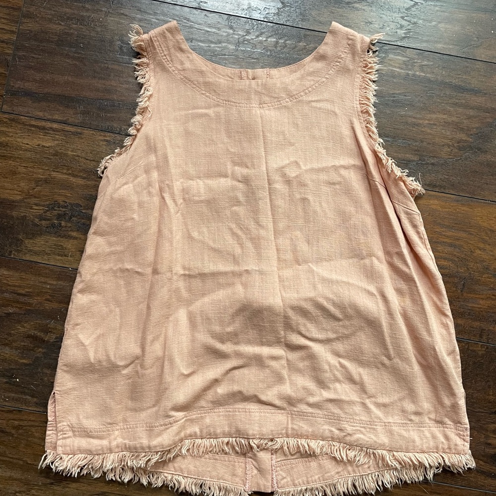 Umgee cotton + linen tank top